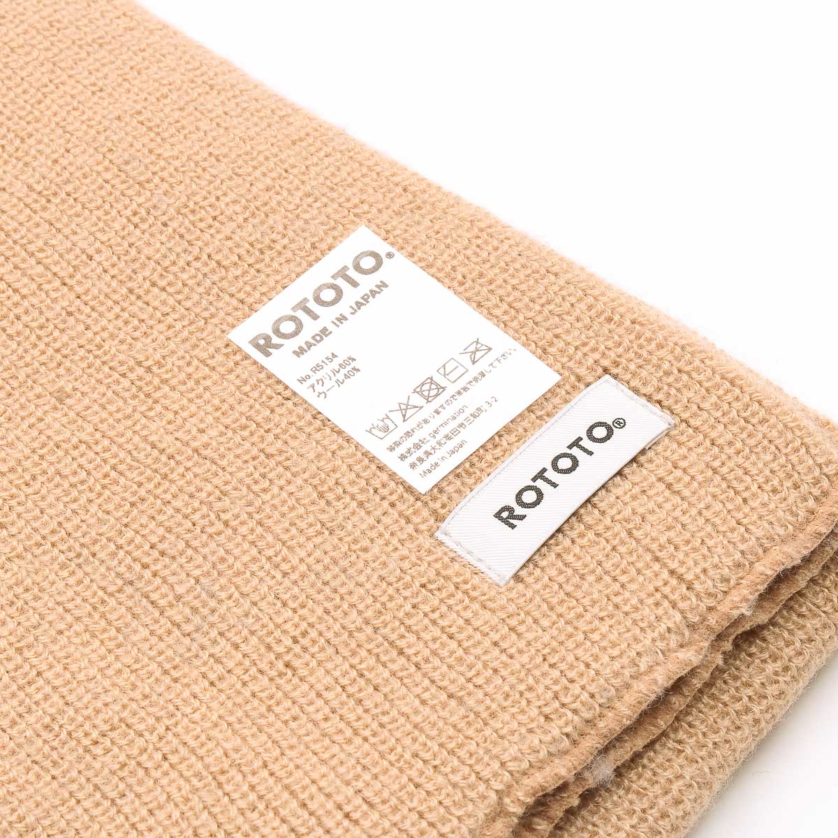 Rototo Sockstole Scarf - Beige