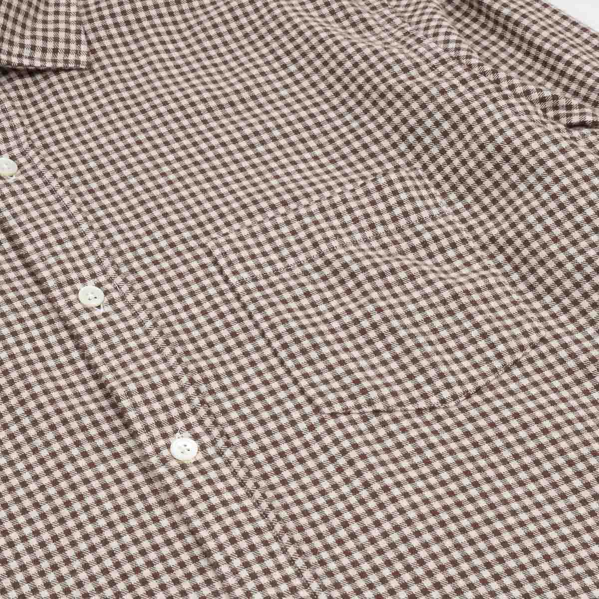 Paul Shirt 1019 - Chocolate Flannel (#02)