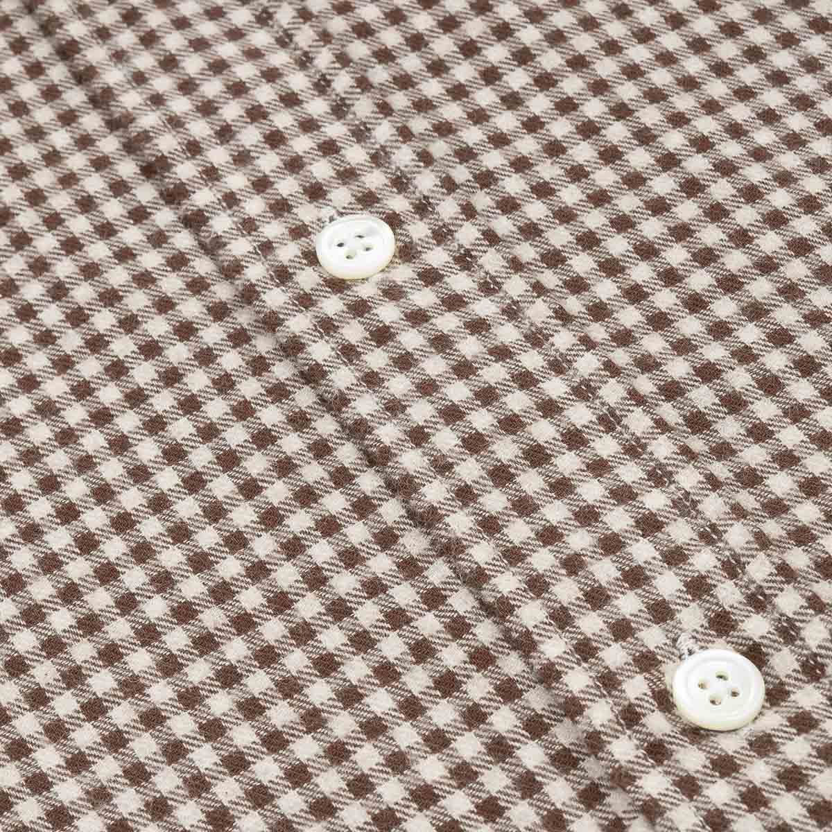 Paul Shirt 1019 - Chocolate Flannel (#02)