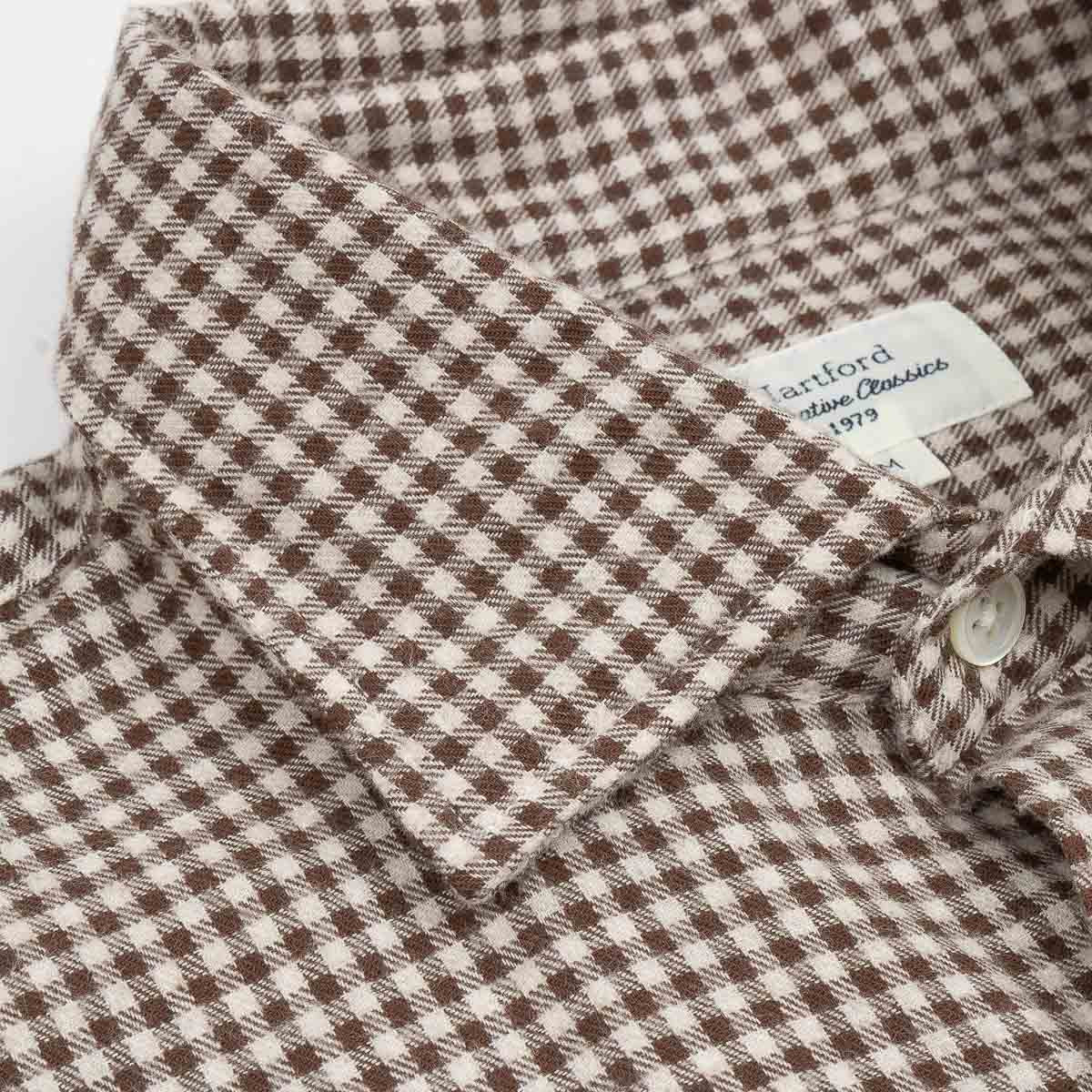 Paul Shirt 1019 - Chocolate Flannel (#02)
