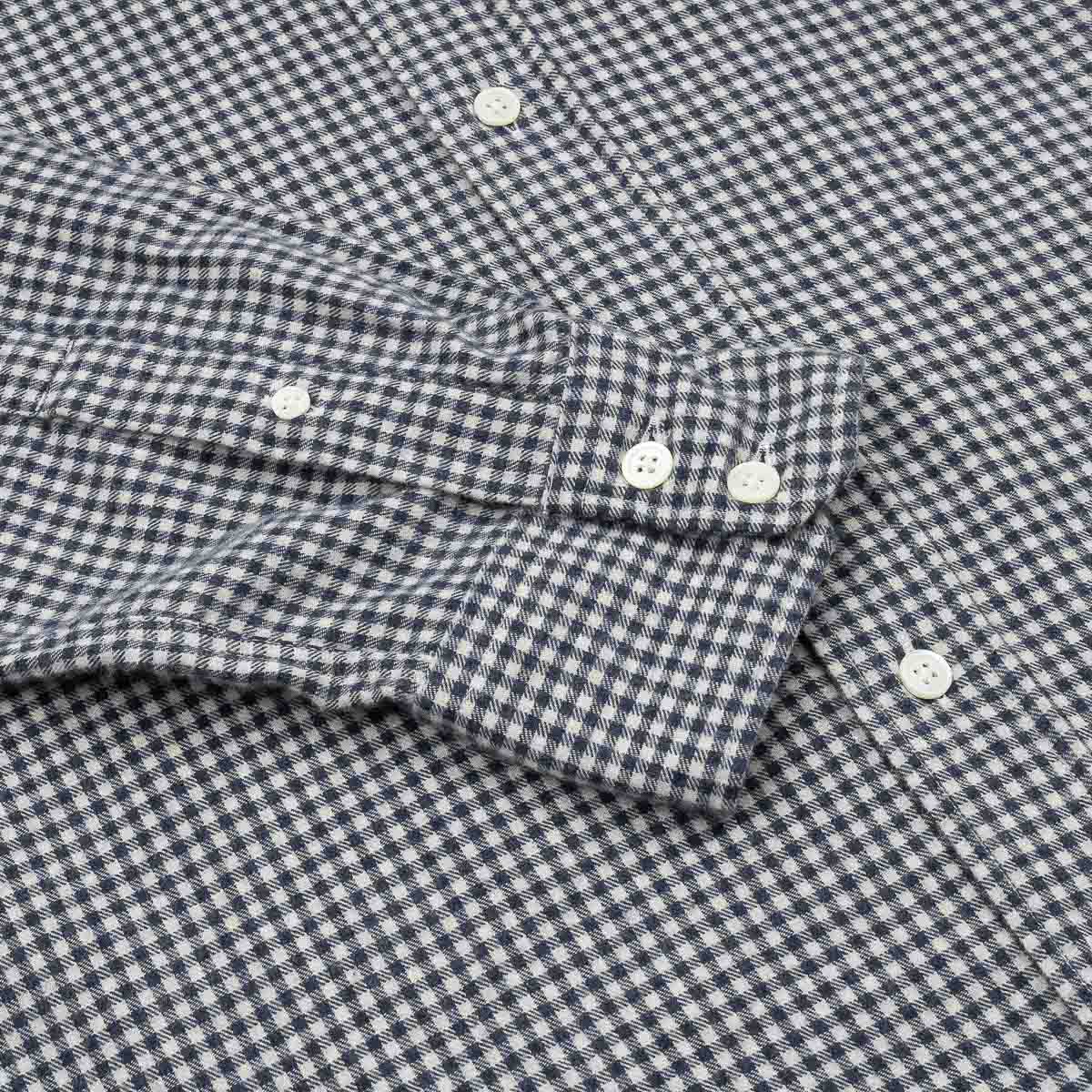 Paul Shirt 1019 - Navy Flannel (#01)