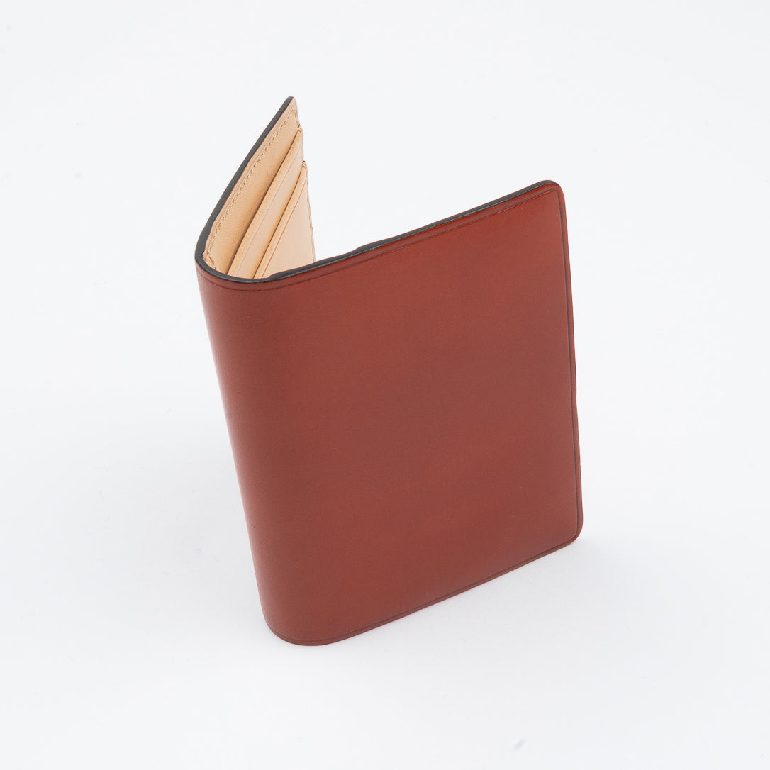Bi-Fold Card Holder - Coral Red
