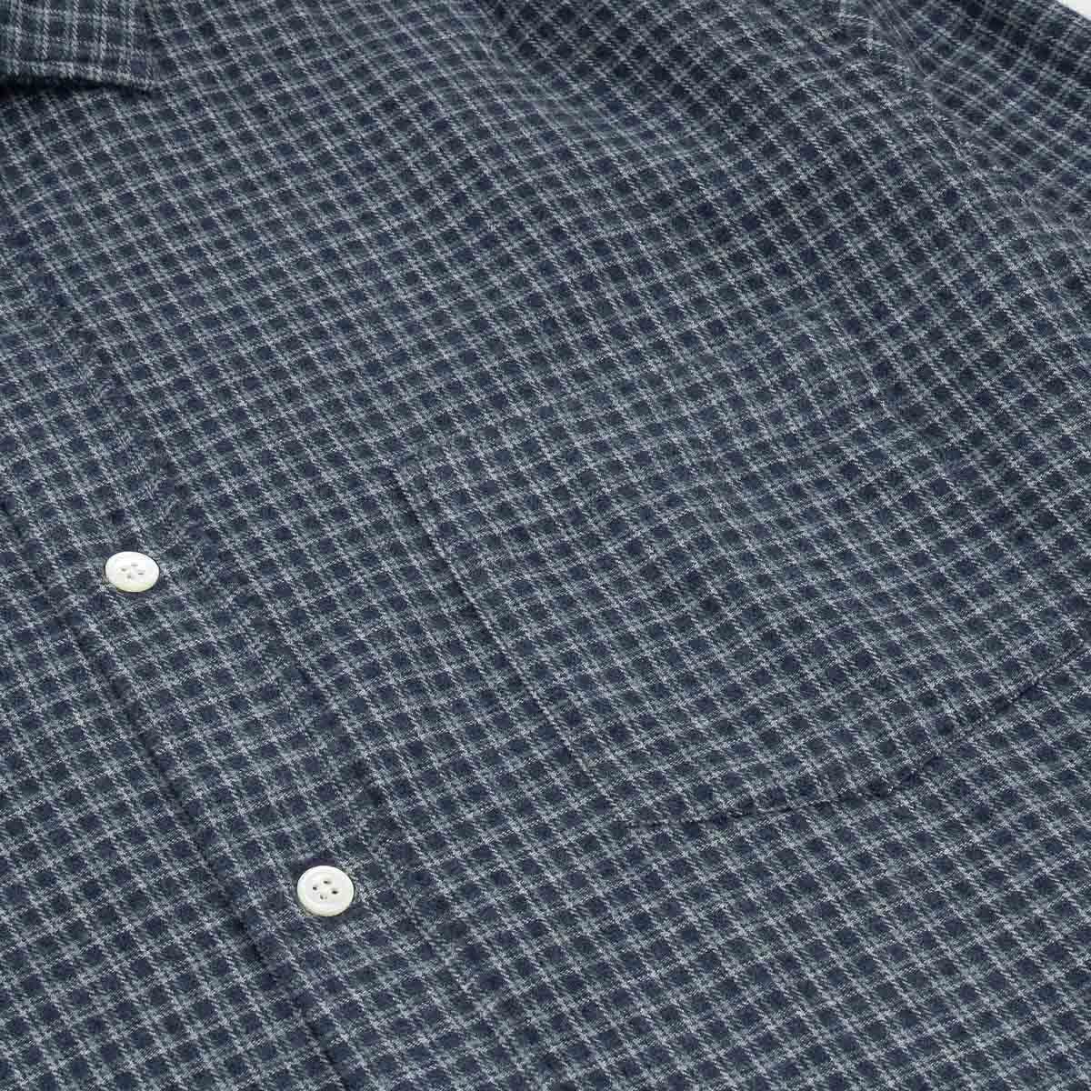 Paul Shirt 1020 - Navy Flannel (#04)