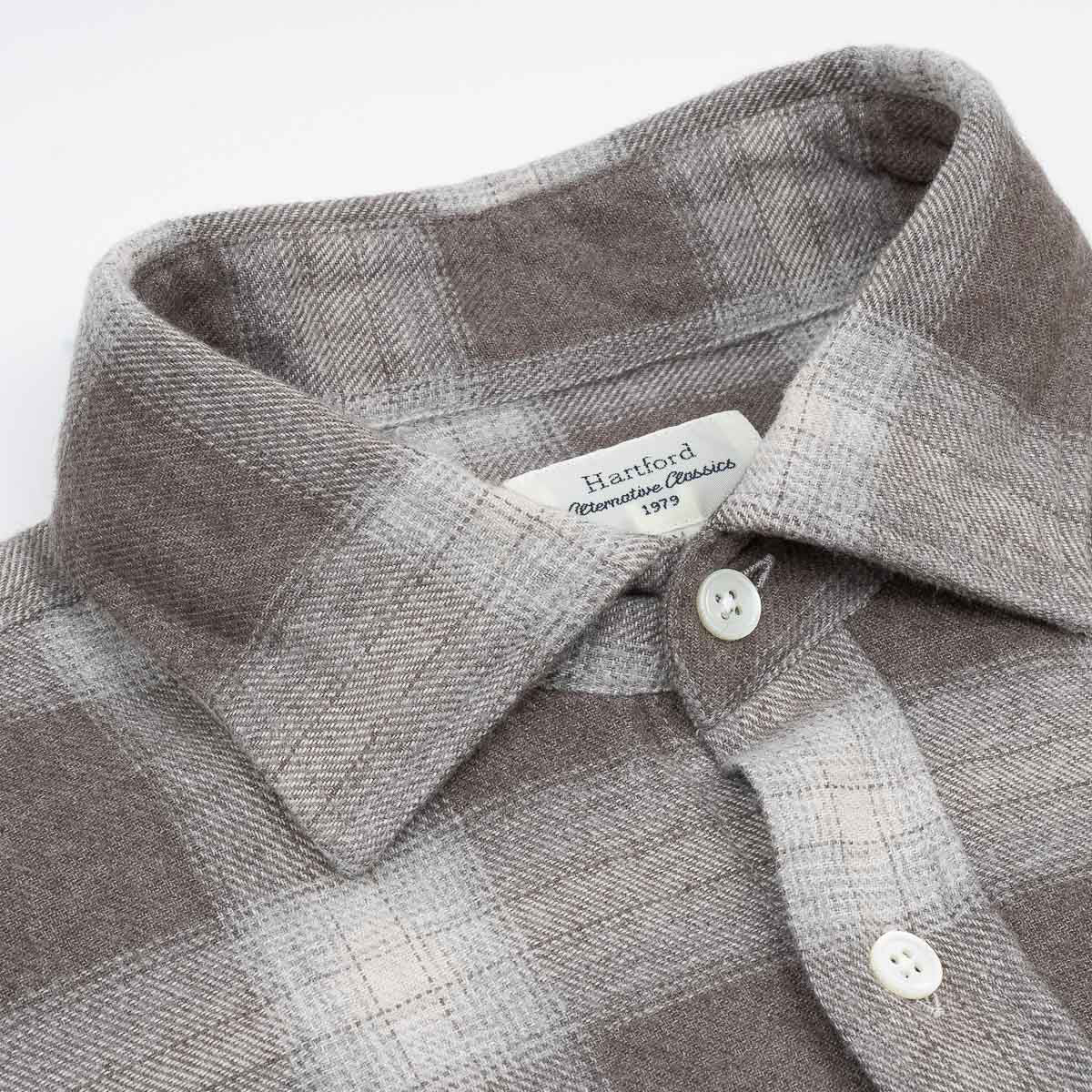 Paul Shirt 1026 - Brown Flannel (#02)