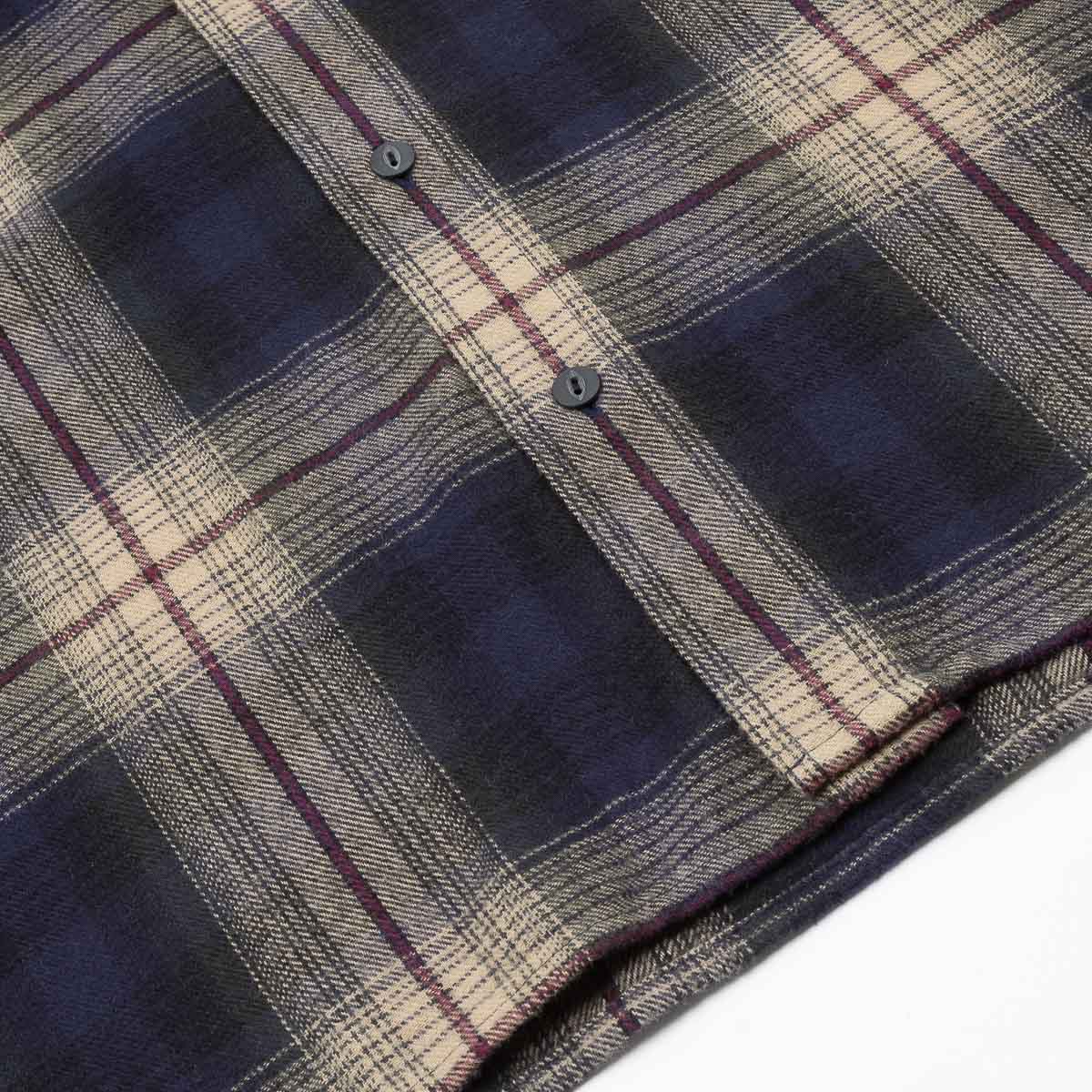 1937 Roamer Shirt - Blue/Beige Check Flannel
