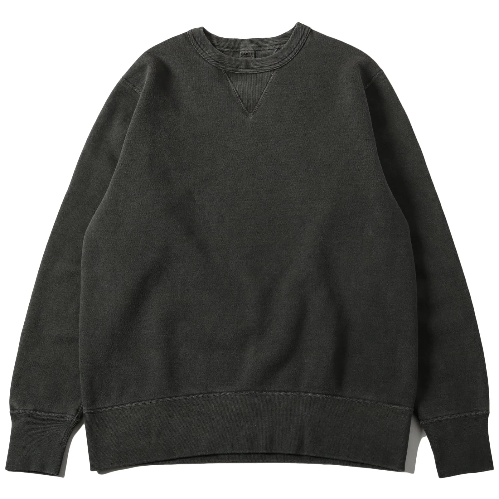 Cozen Crew Neck Sweatshirt - Black Pigment Dyed