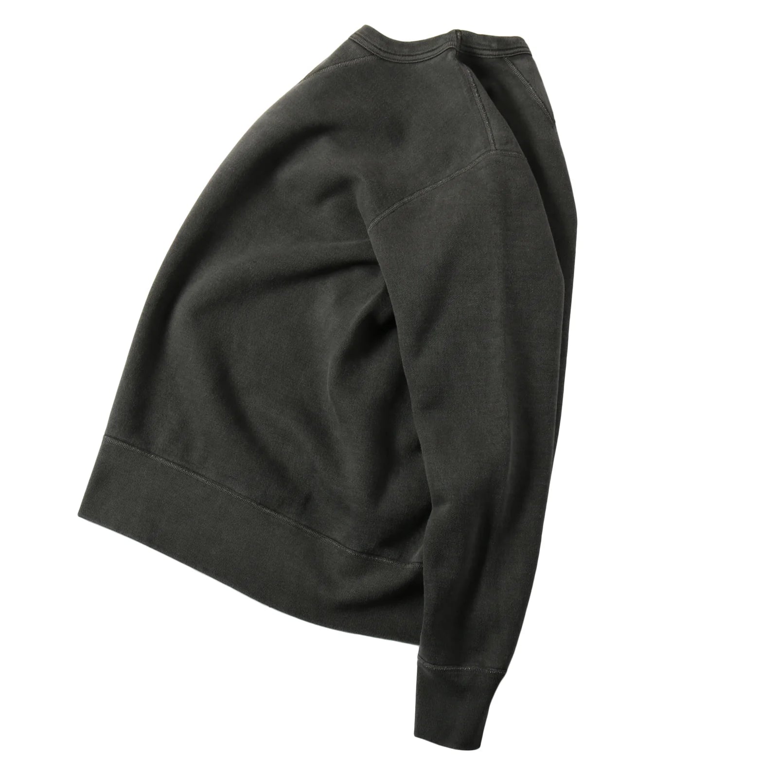 Cozen Crew Neck Sweatshirt - Black Pigment Dyed