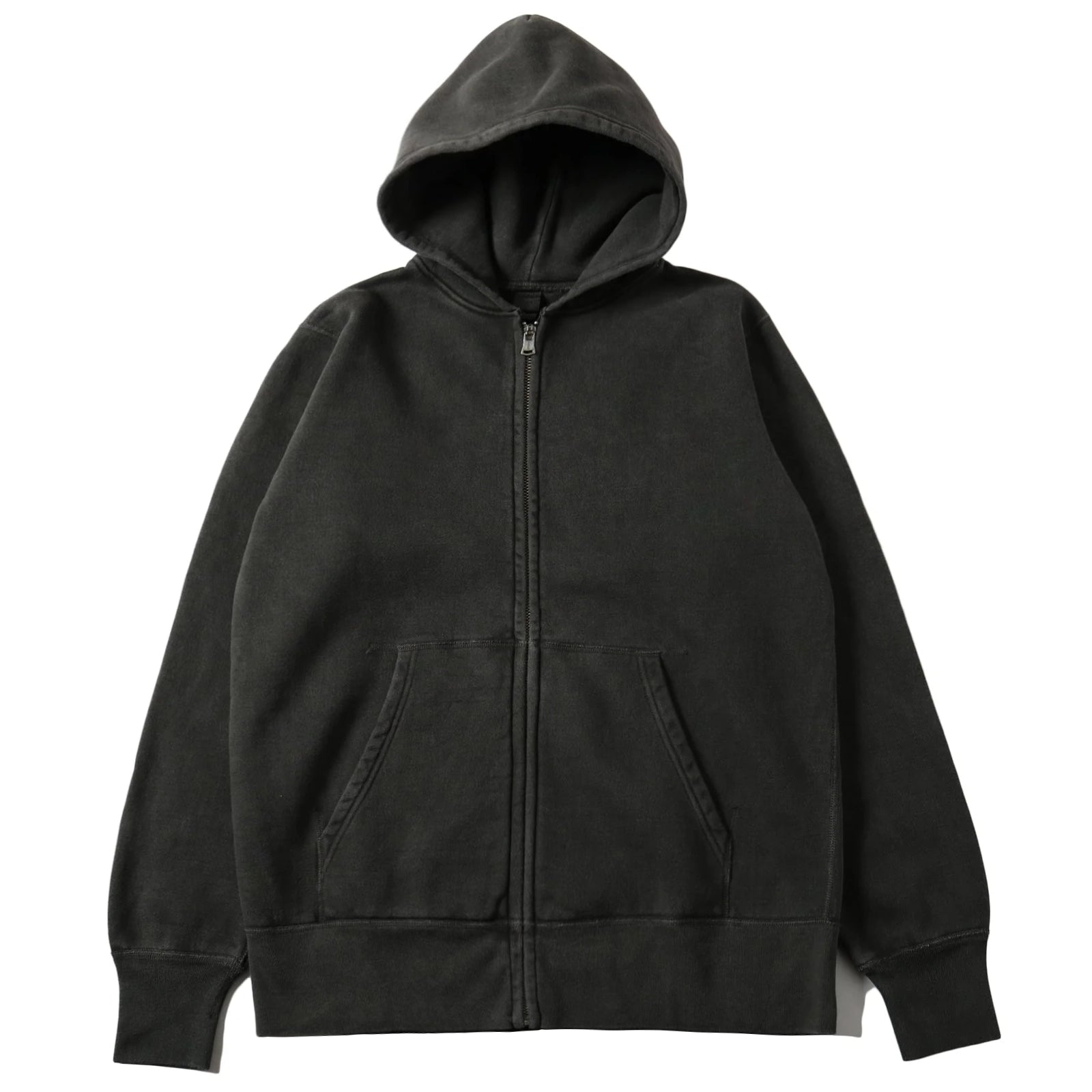 Cozen Zip Up Hoodie - Black Pigment Dyed