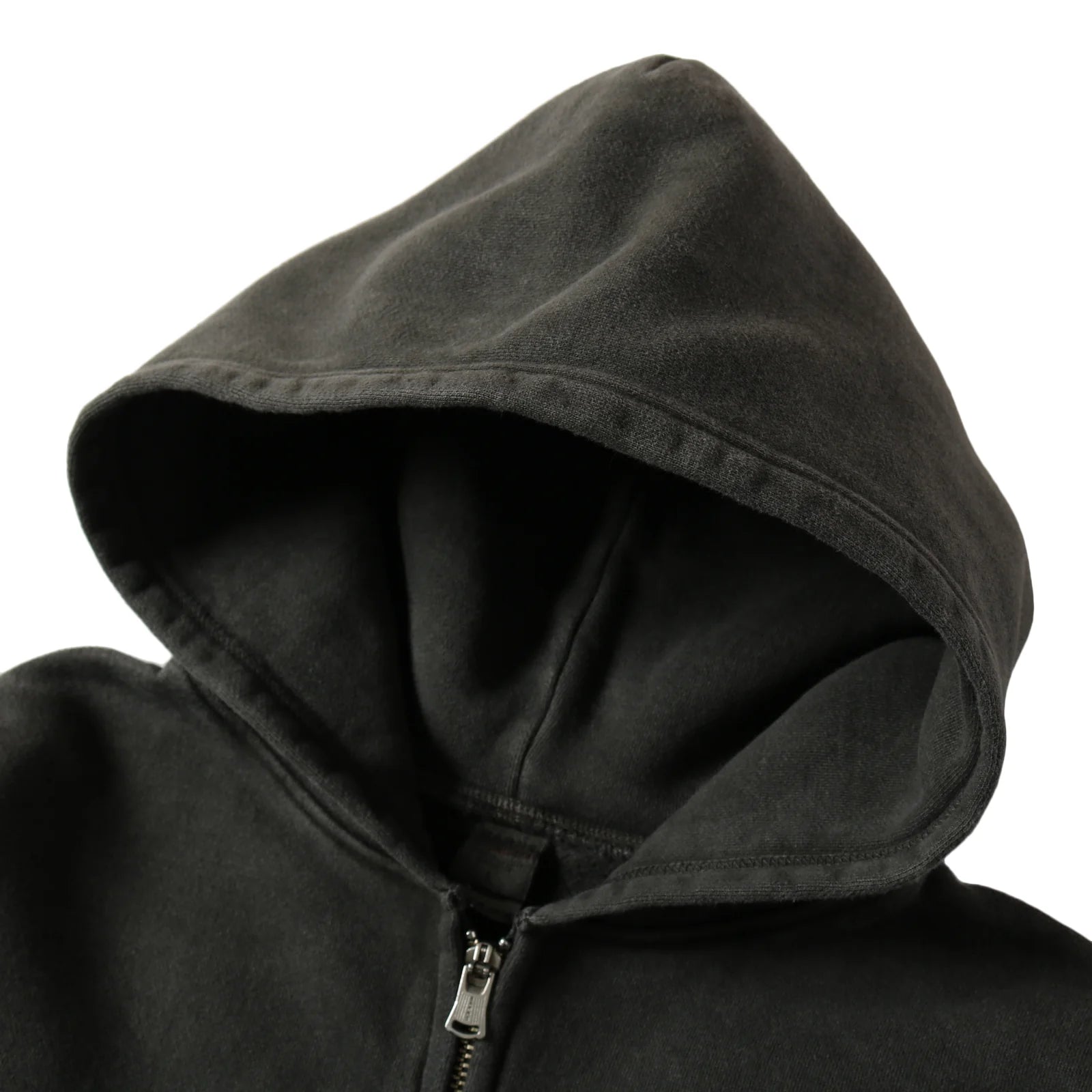 Cozen Zip Up Hoodie - Black Pigment Dyed