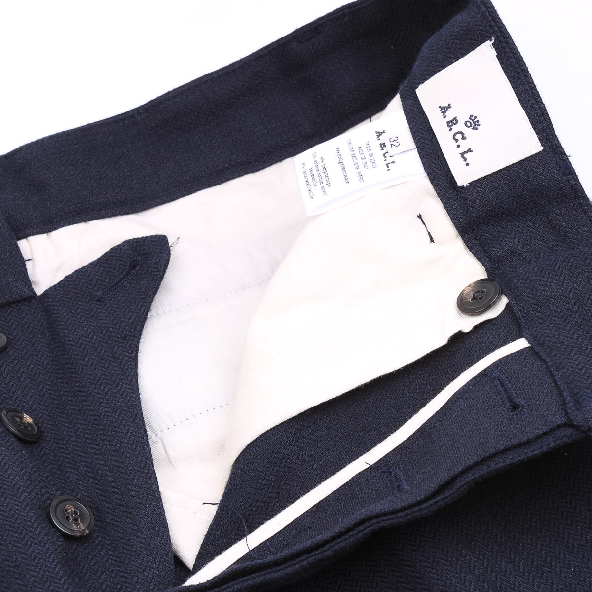Alvise Hemp Trousers 3212 - Navy