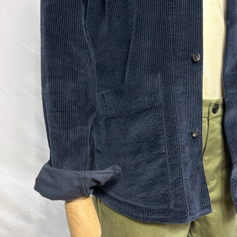 Kimi Cord Overshirt 3234 - Navy