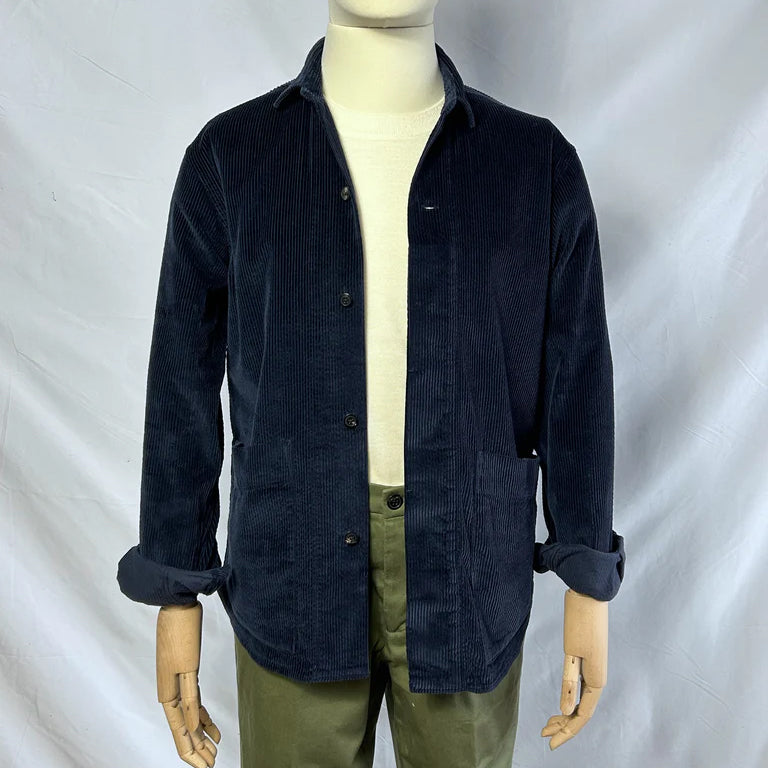 Kimi Cord Overshirt 3234 - Navy