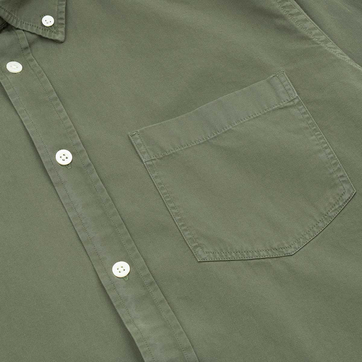 Anton Light Twill Shirt - Spruce Green