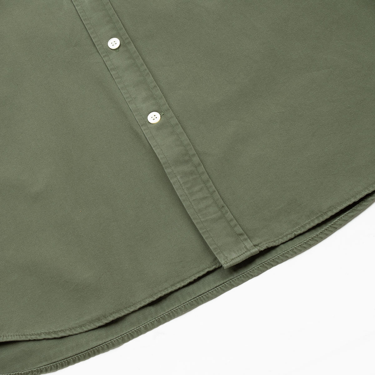 Anton Light Twill Shirt - Spruce Green