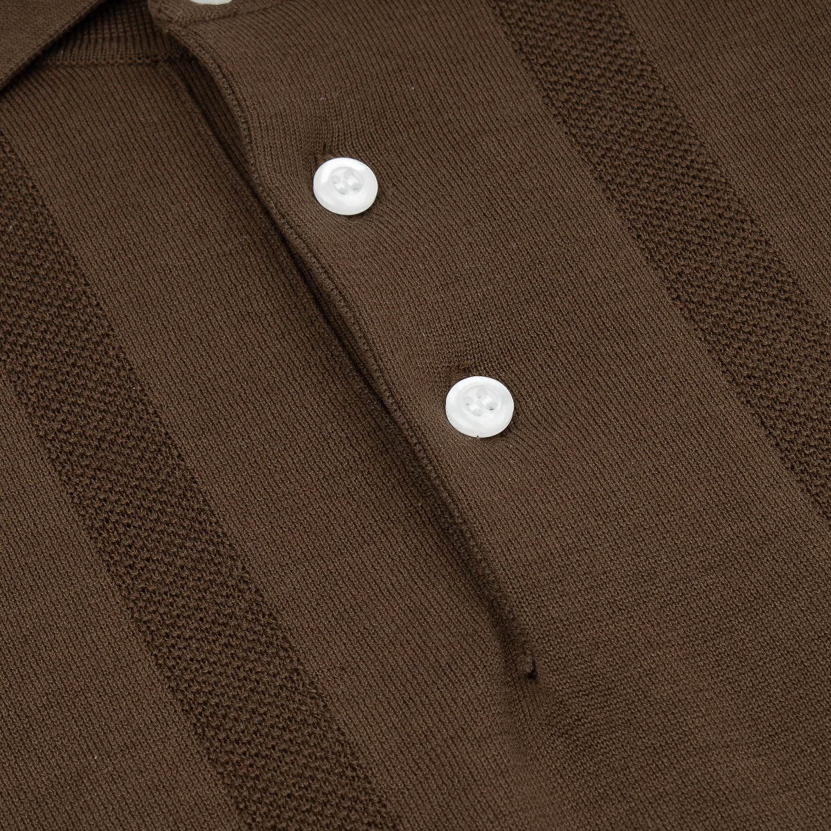 Polo Knit - Coffee
