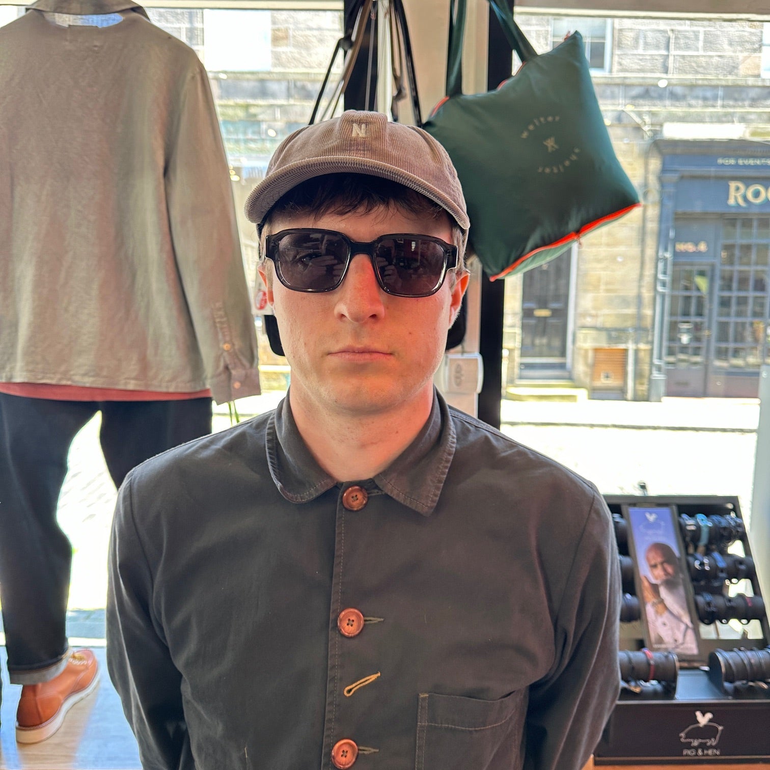CED E13 Sunglasses - Smoked Crystal & Black Polarized Lens