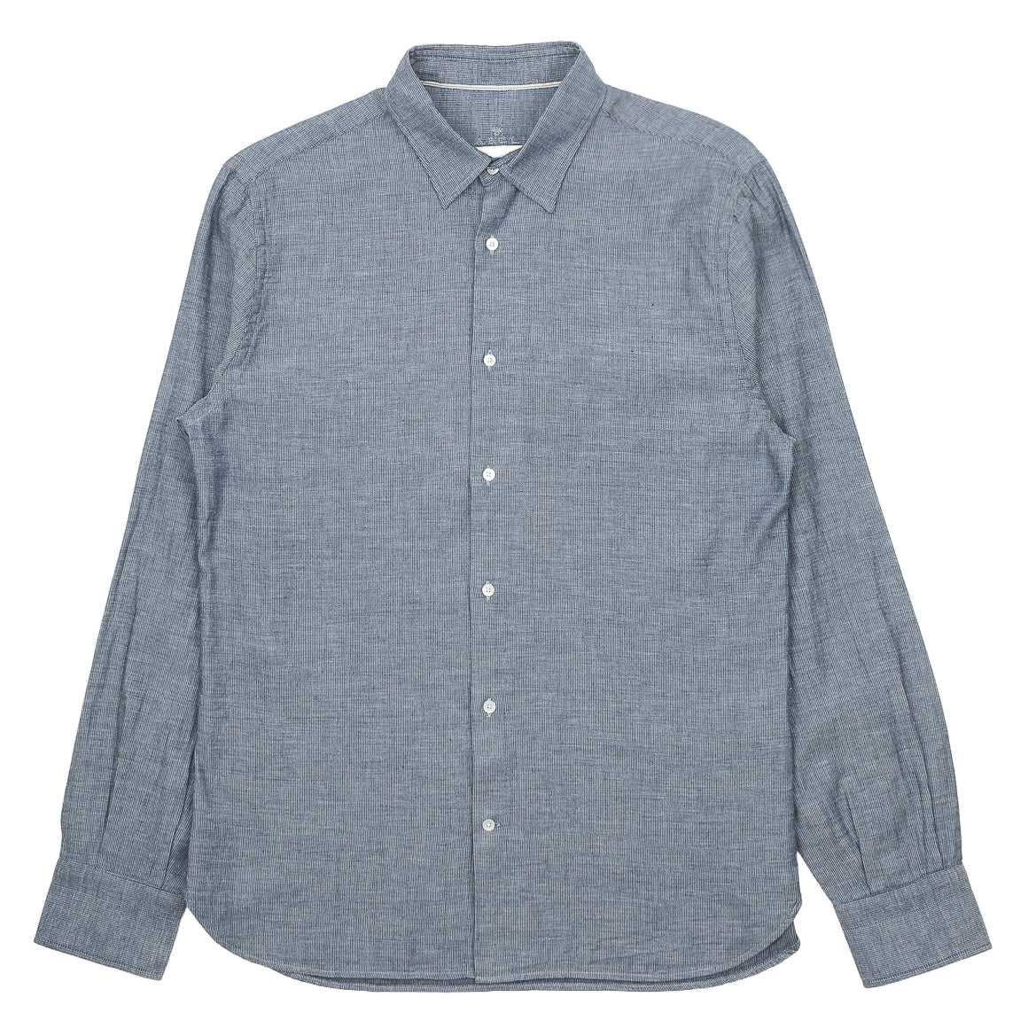 Matte Cotton Twill Shirt - Indigo