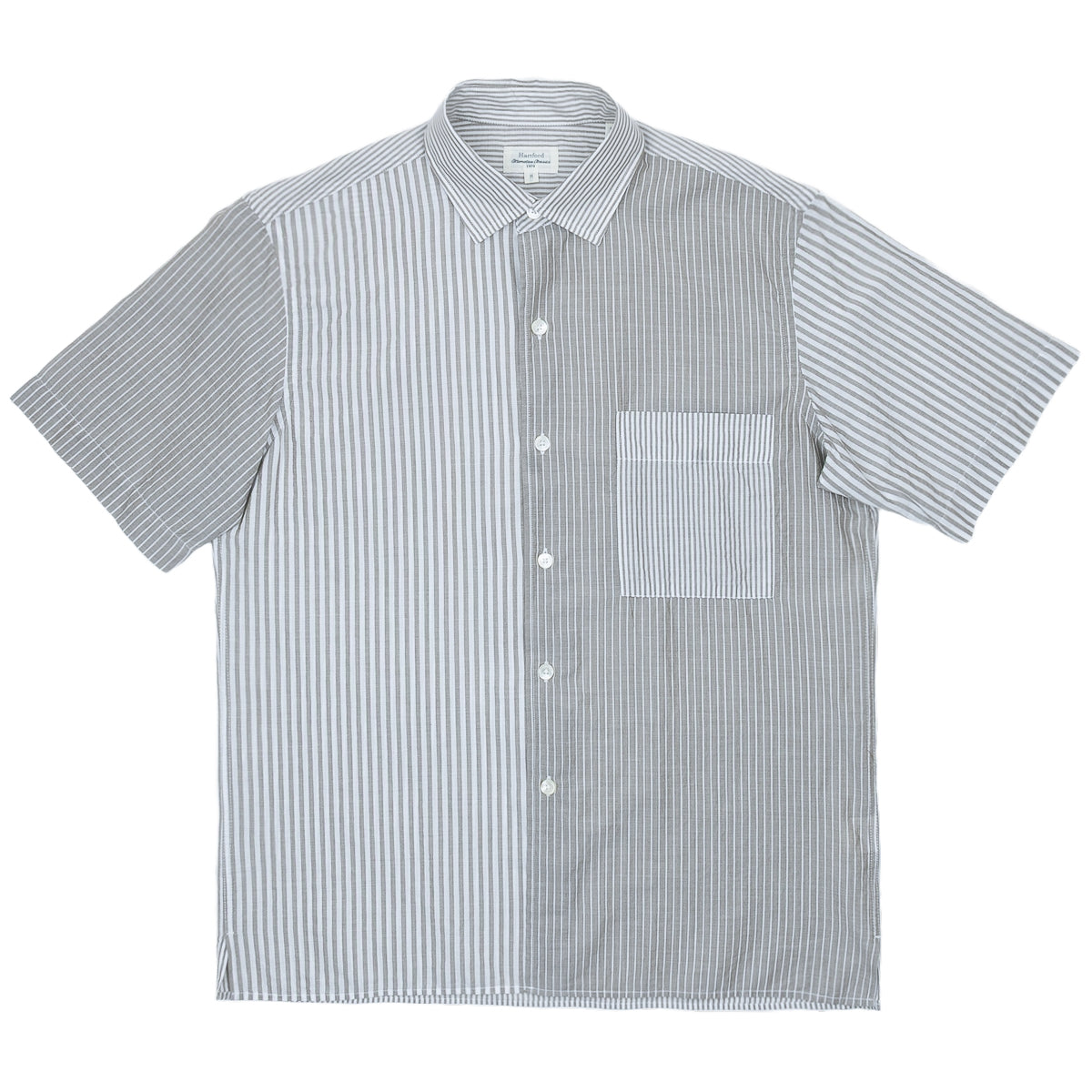 Patch MC Shirt - Army Green/White