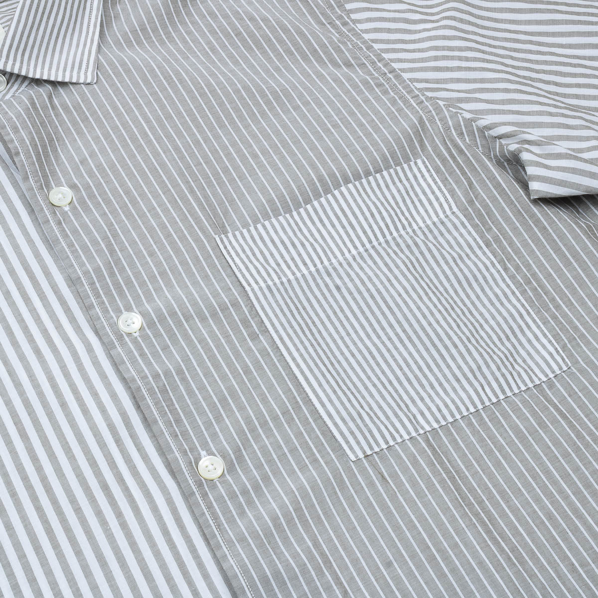 Patch MC Shirt - Army Green/White