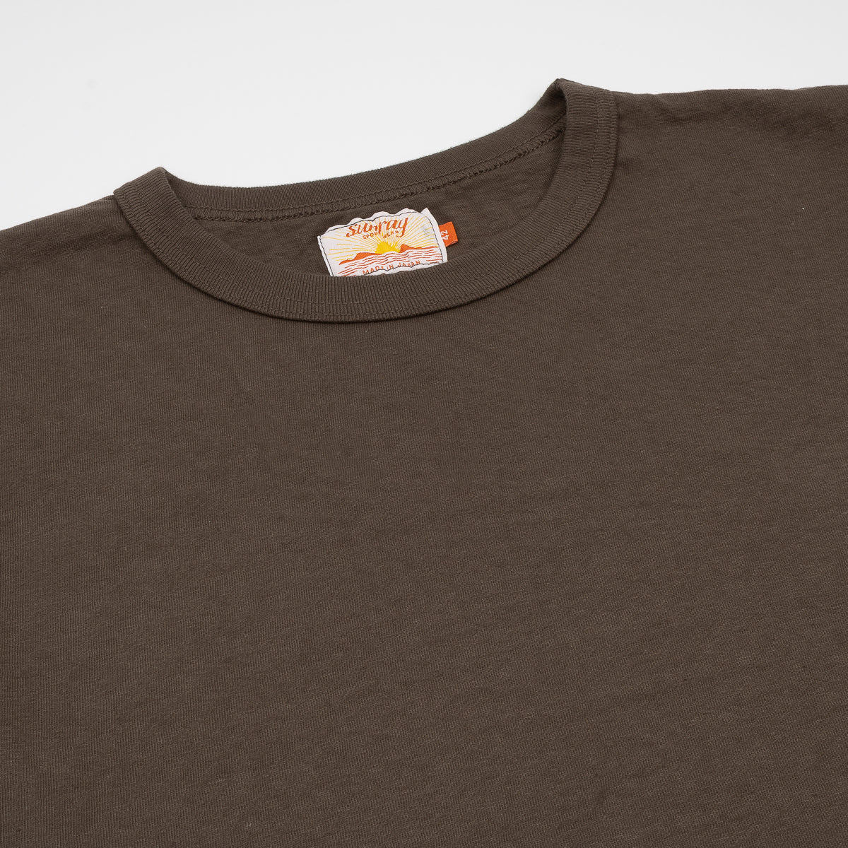 Haleiwa LS T-Shirt - Ochiwata Recycled Cotton - Turkish Coffee