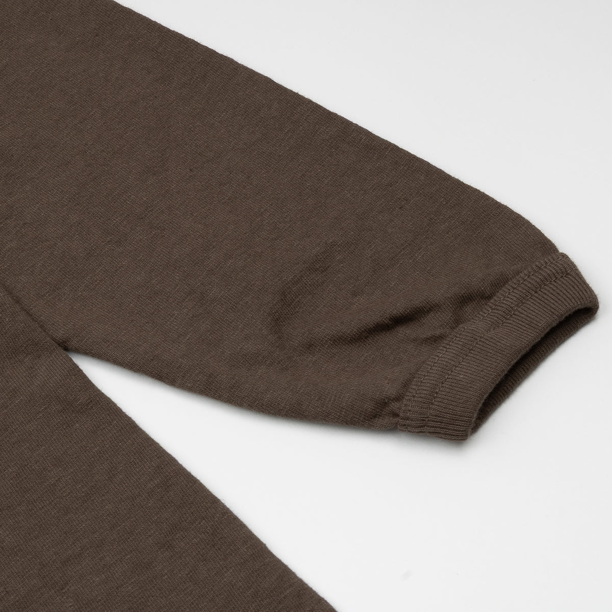 Haleiwa LS T-Shirt - Ochiwata Recycled Cotton - Turkish Coffee