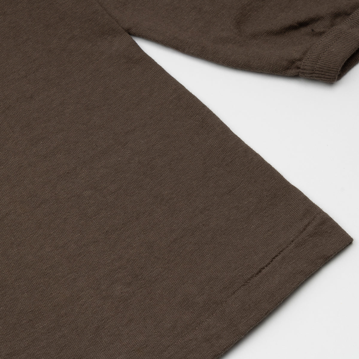 Haleiwa LS T-Shirt - Ochiwata Recycled Cotton - Turkish Coffee
