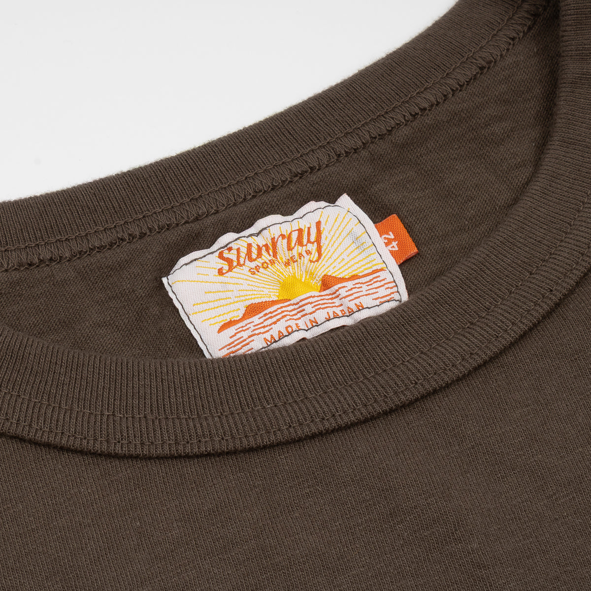 Haleiwa LS T-Shirt - Ochiwata Recycled Cotton - Turkish Coffee