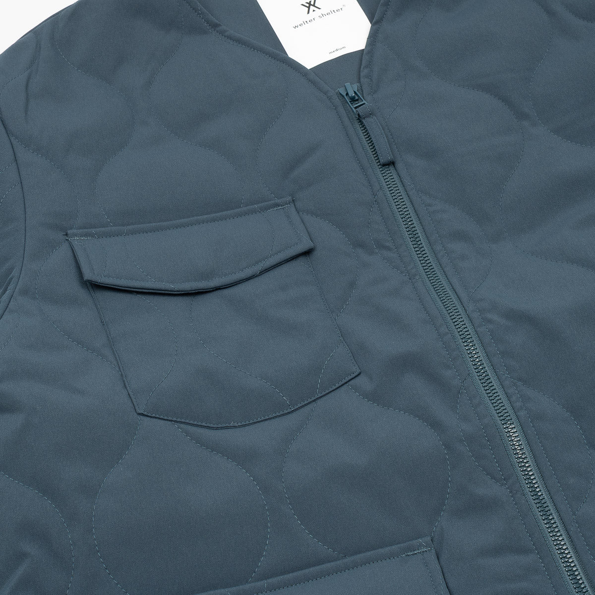Padded Liner Jacket - Vintage Blue