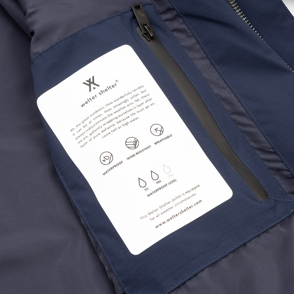Roomy Ross Parka Jacket - Navy