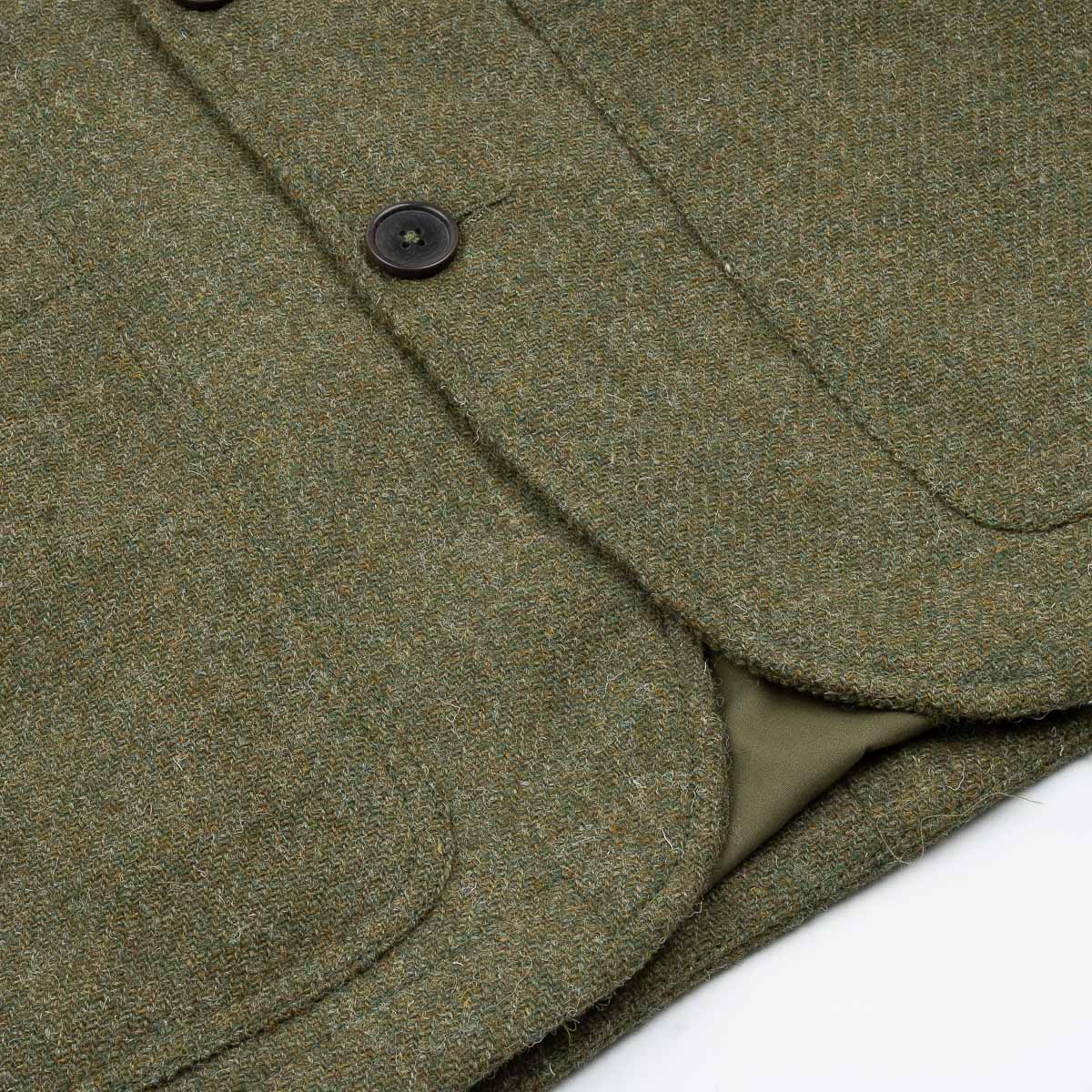 Bakers C Jacket - Green Harris Tweed