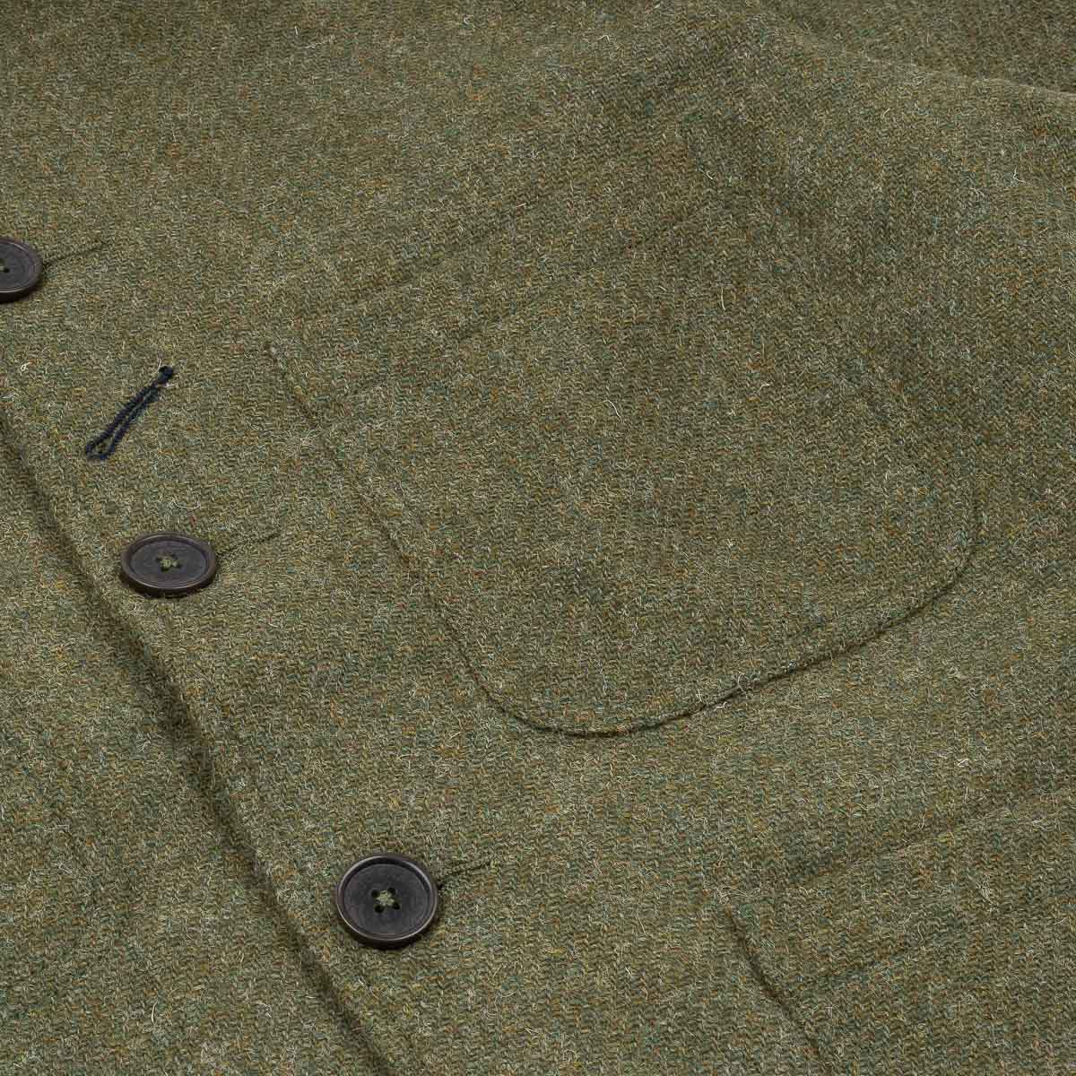Bakers C Jacket - Green Harris Tweed