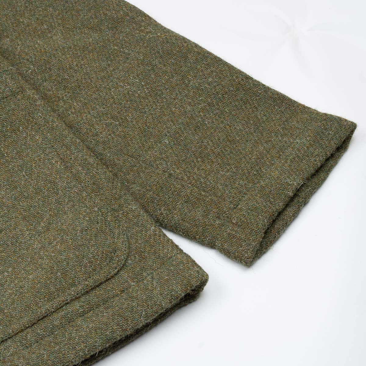 Bakers C Jacket - Green Harris Tweed