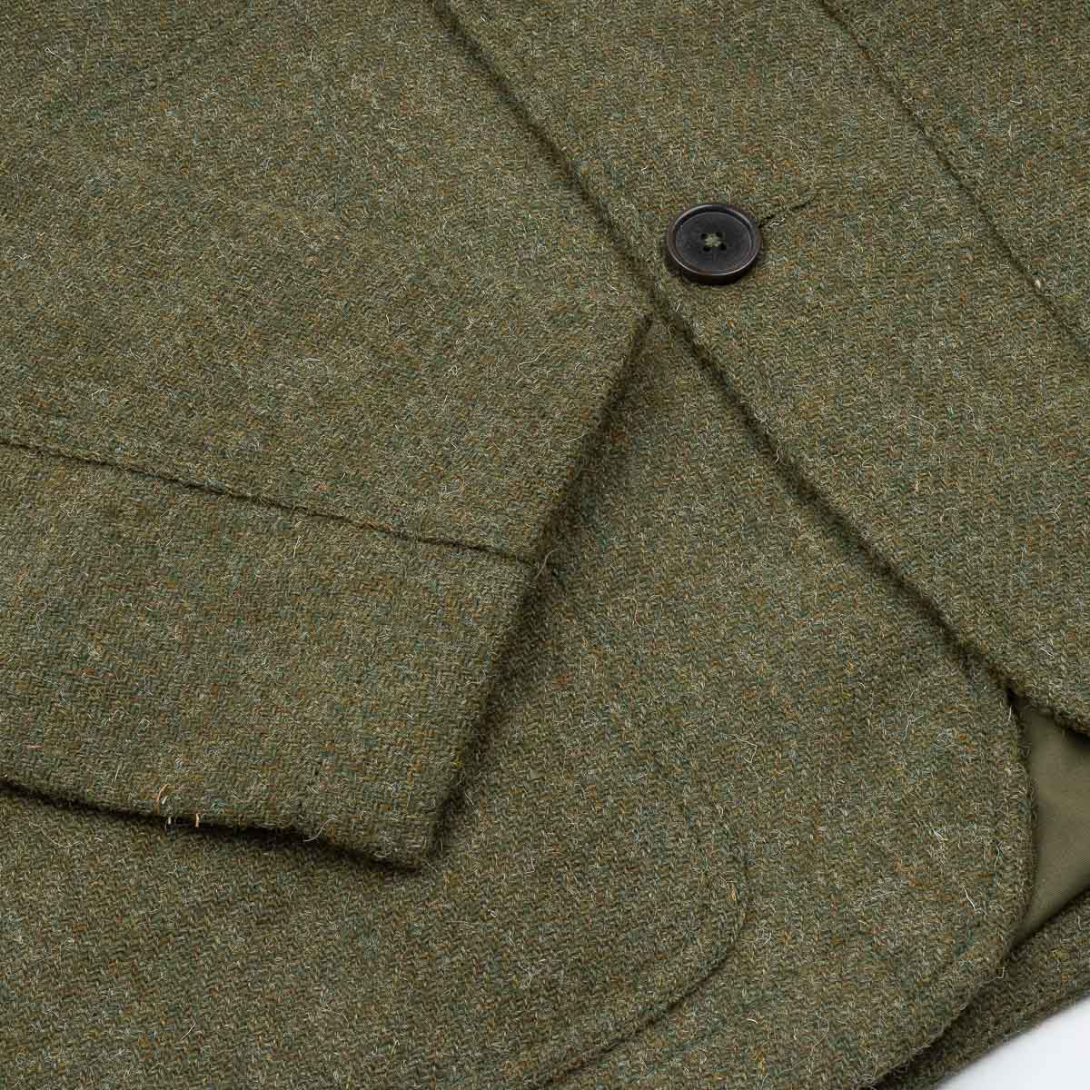 Bakers C Jacket - Green Harris Tweed