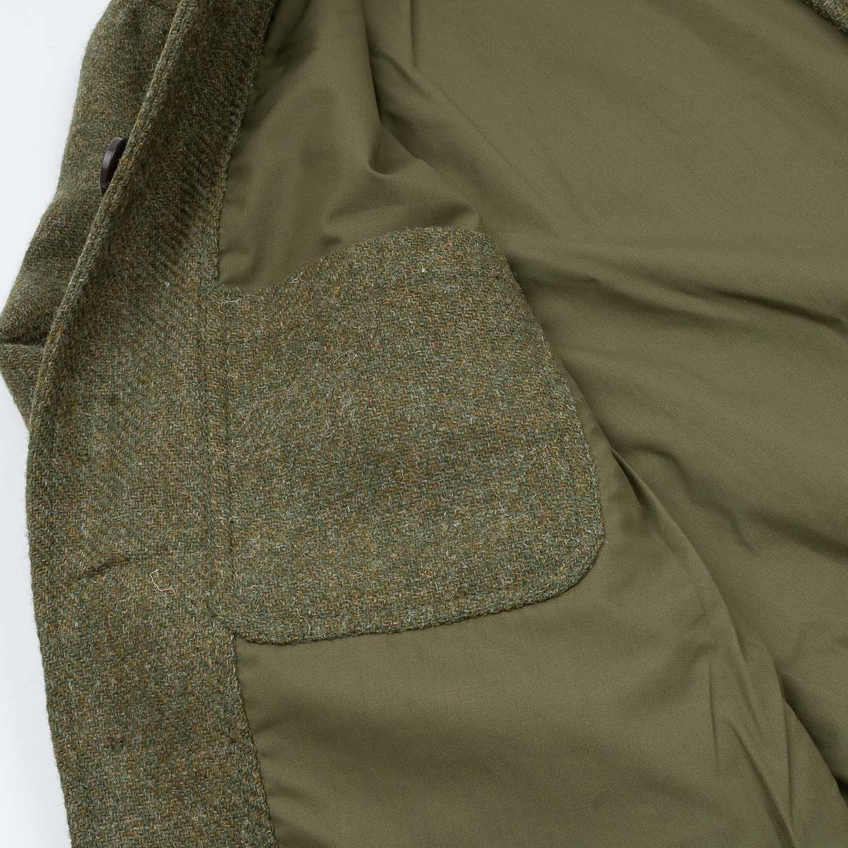 Bakers C Jacket - Green Harris Tweed
