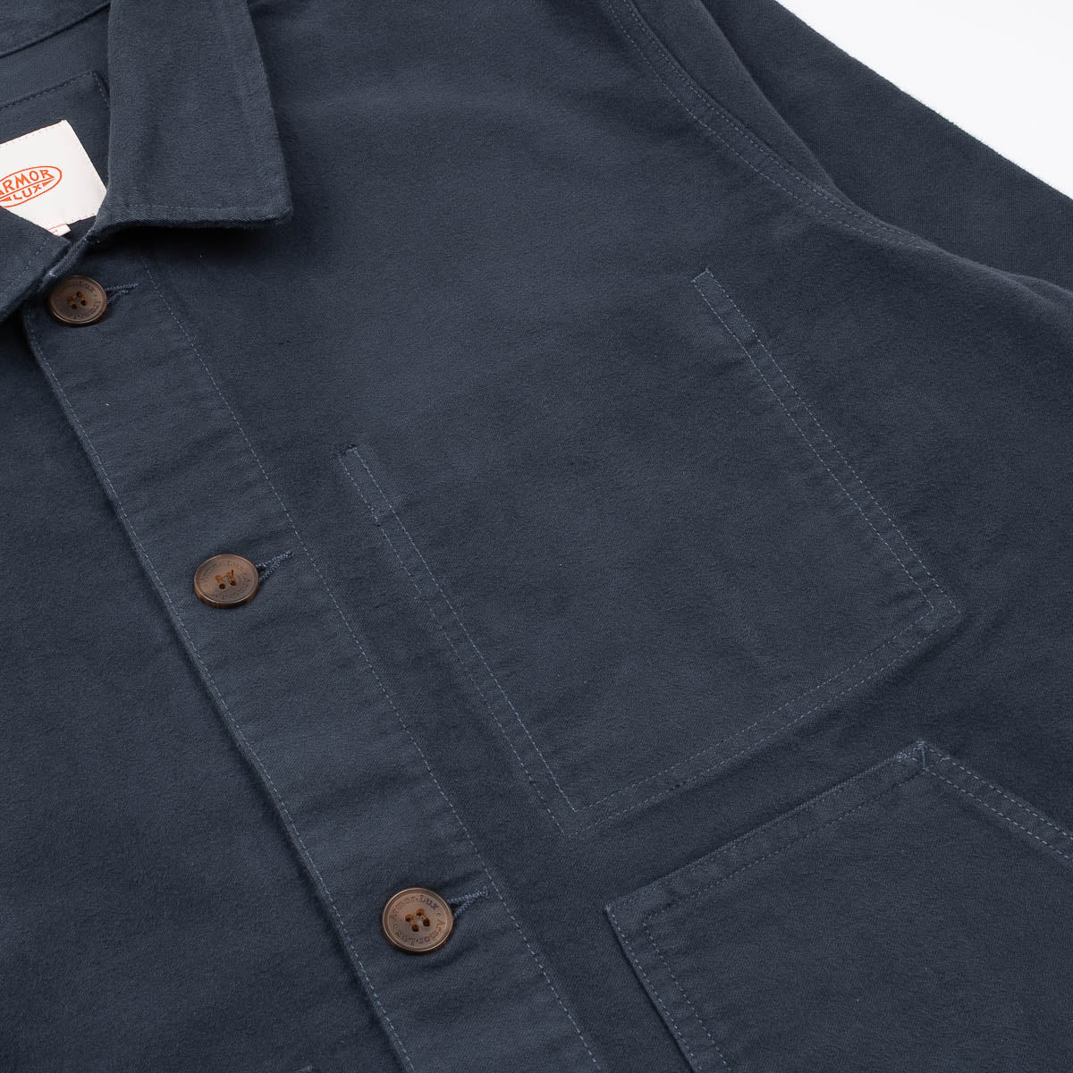 Fisherman Jacket - Tornade Blue Moleskin