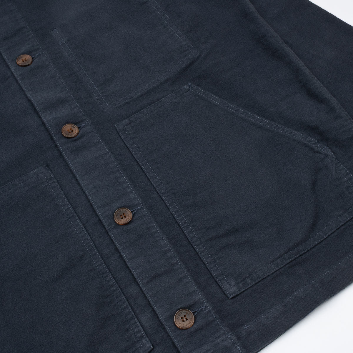 Fisherman Jacket - Tornade Blue Moleskin