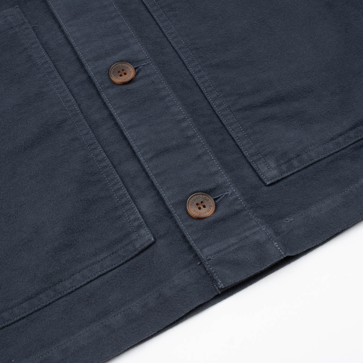 Fisherman Jacket - Tornade Blue Moleskin