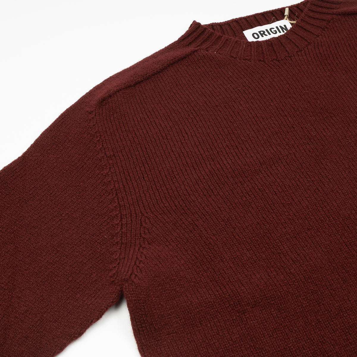 Seamless Crew Knit - Port