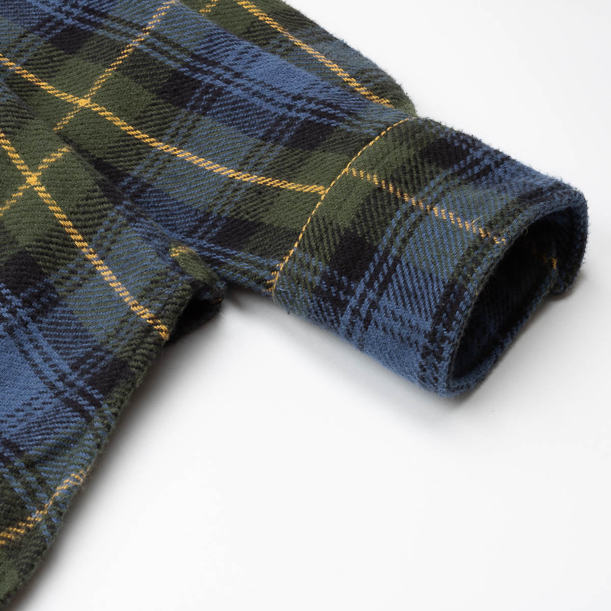 Paul Shirt 11025 - Indigo & Green #02