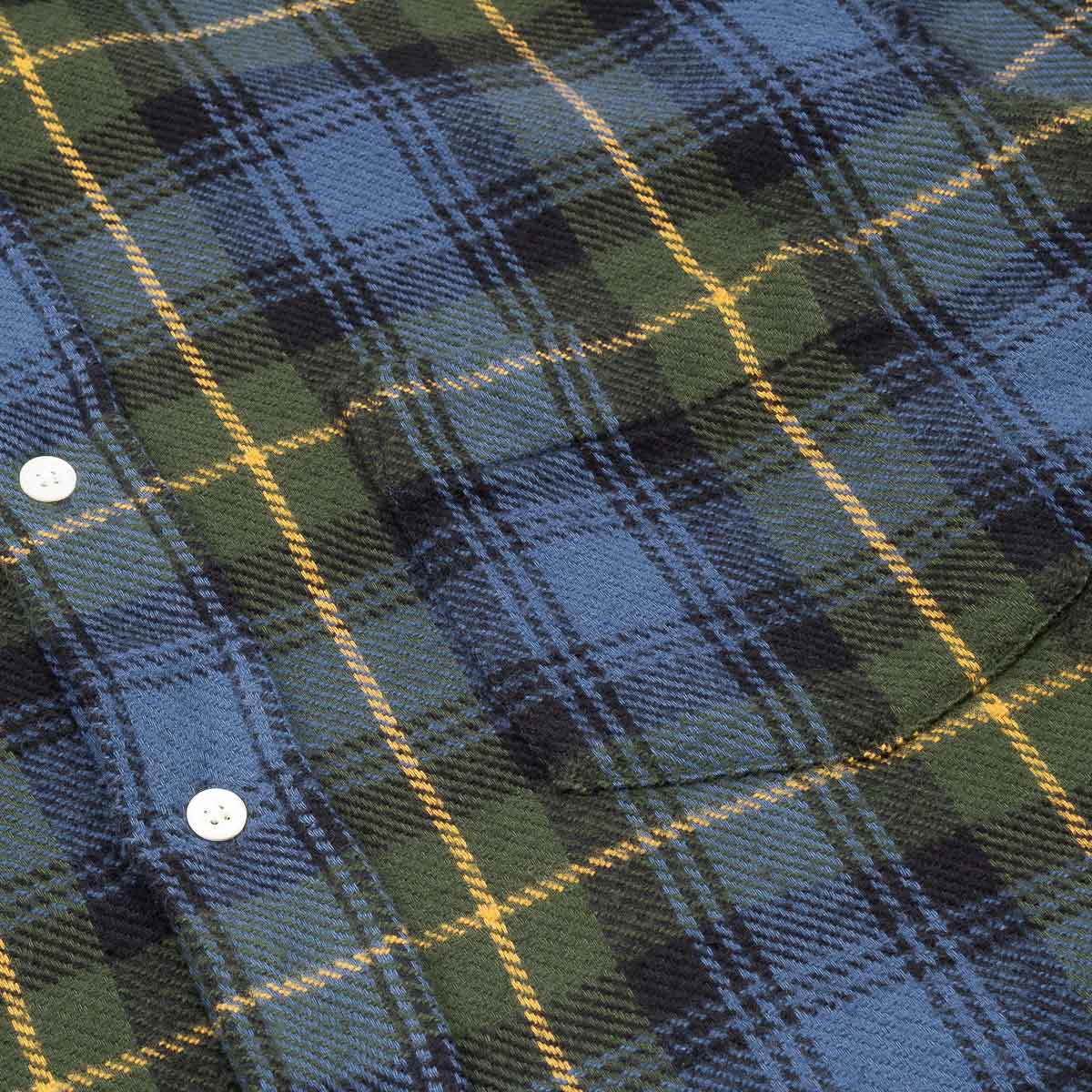 Paul Shirt 11025 - Indigo & Green #02