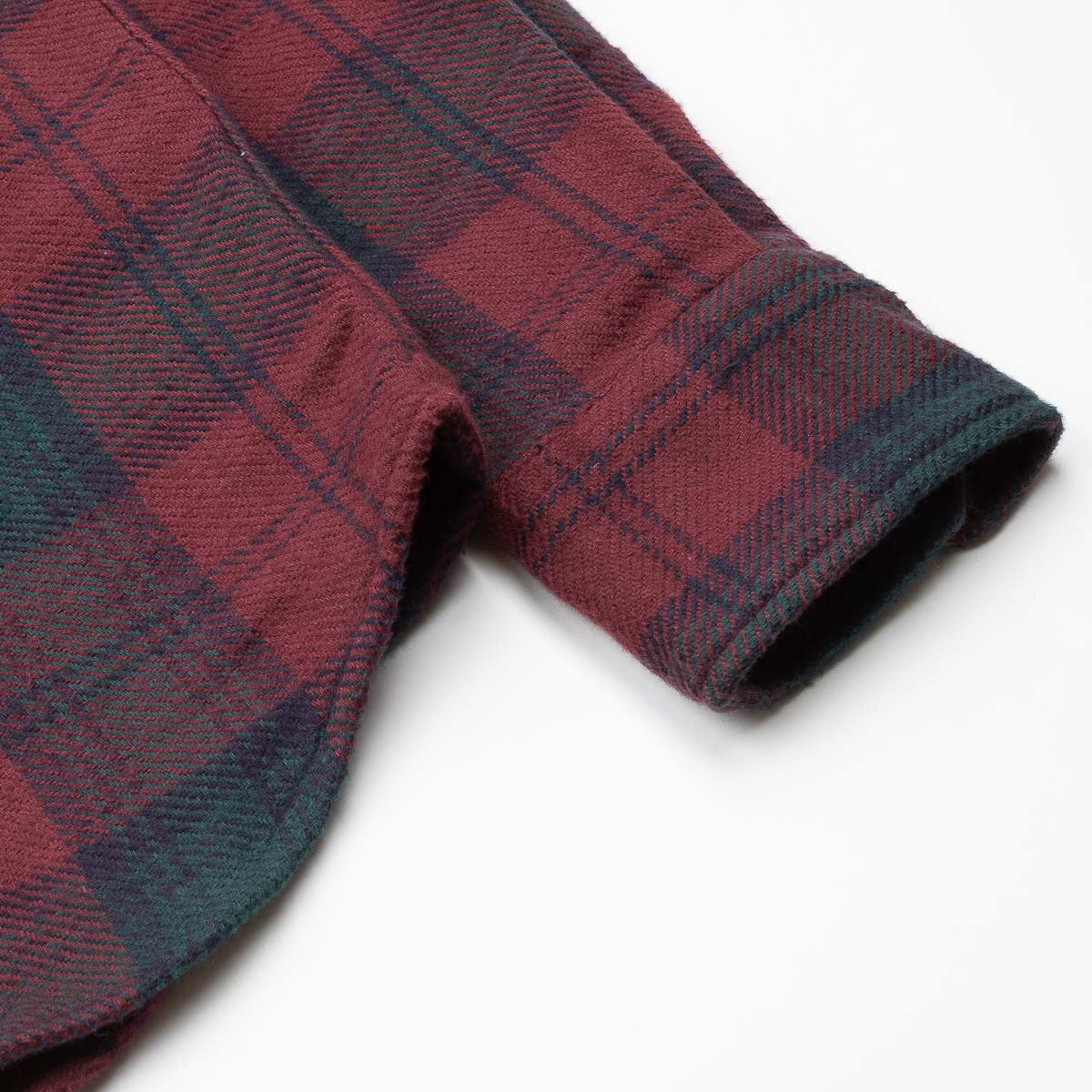 Paul Shirt 11025 - Wine & Green #01