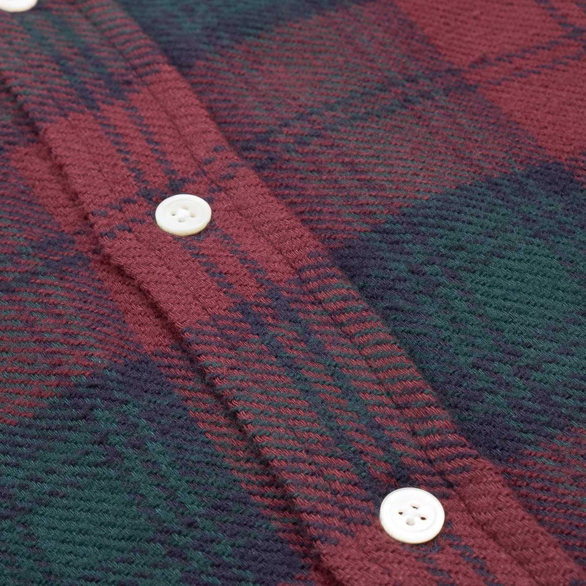 Paul Shirt 11025 - Wine & Green #01