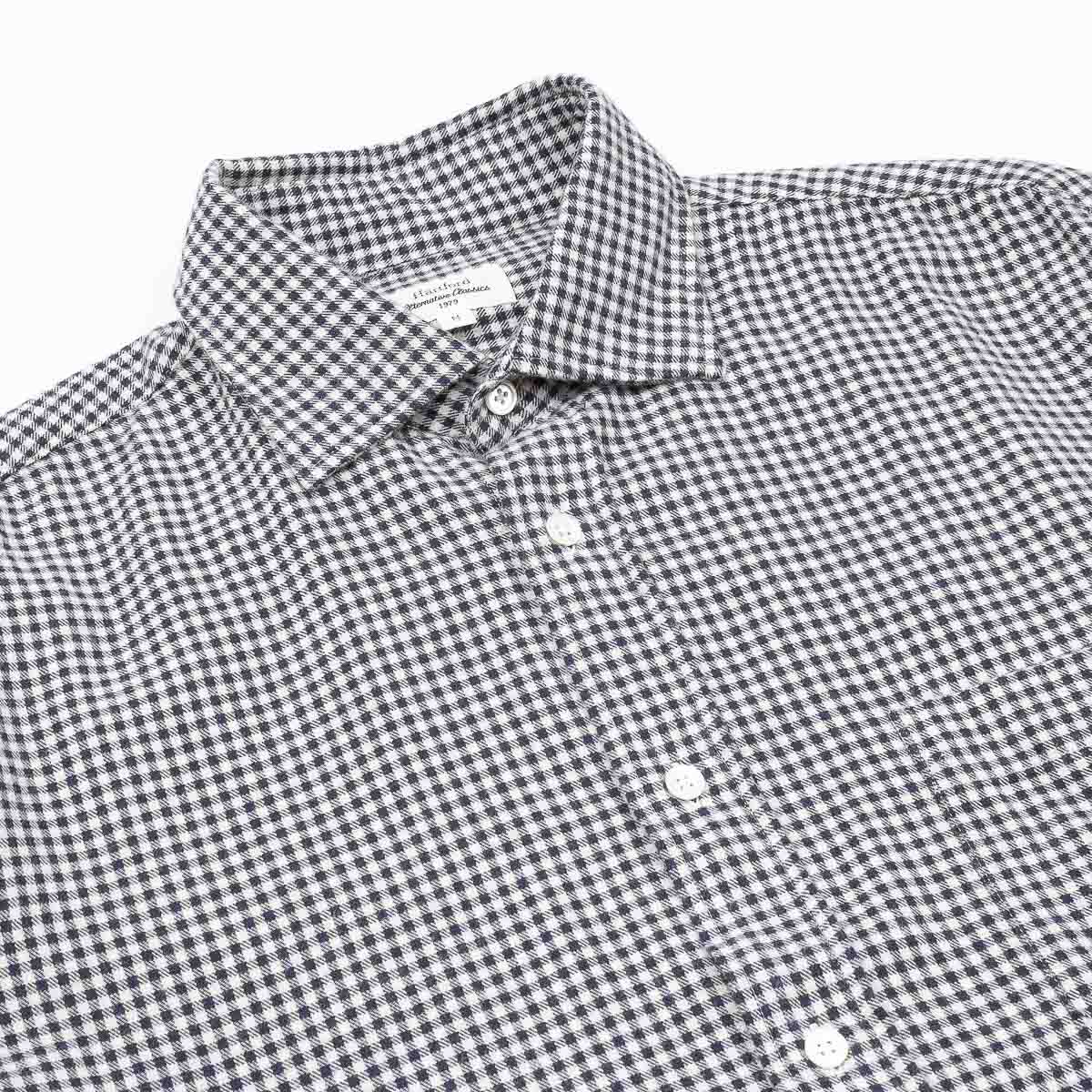 Paul Shirt 11017 - Navy & Ivory #02