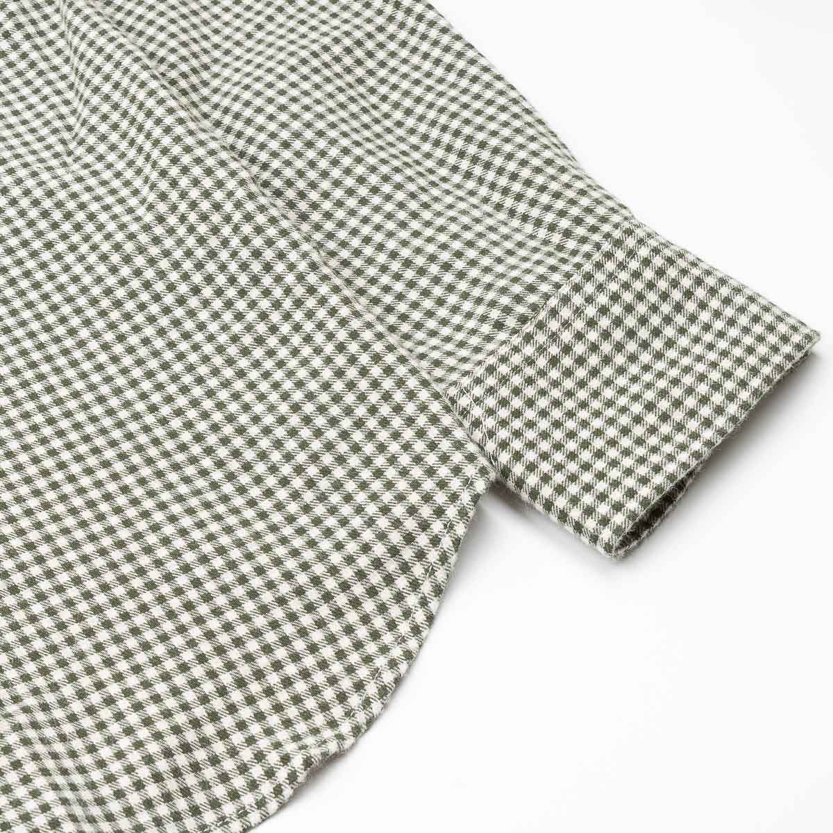 Paul Shirt 11017 - Green & Ivory #03