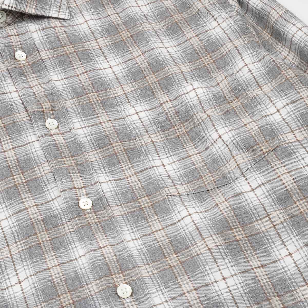 Paul Shirt 11022 - Grey & Natural #01