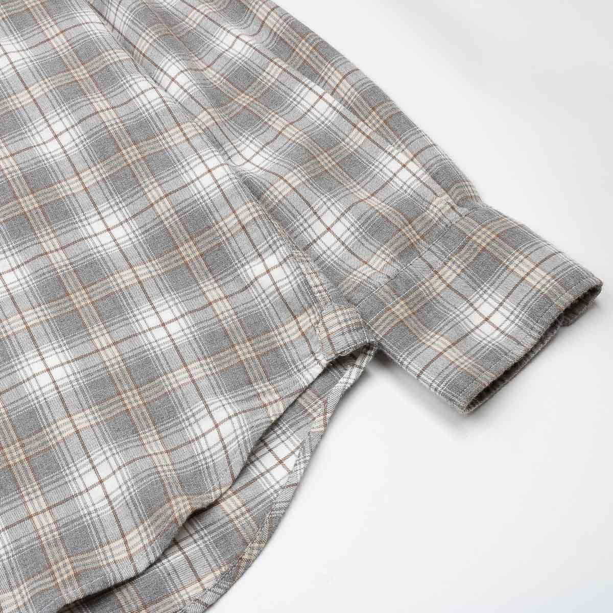 Paul Shirt 11022 - Grey & Natural #01
