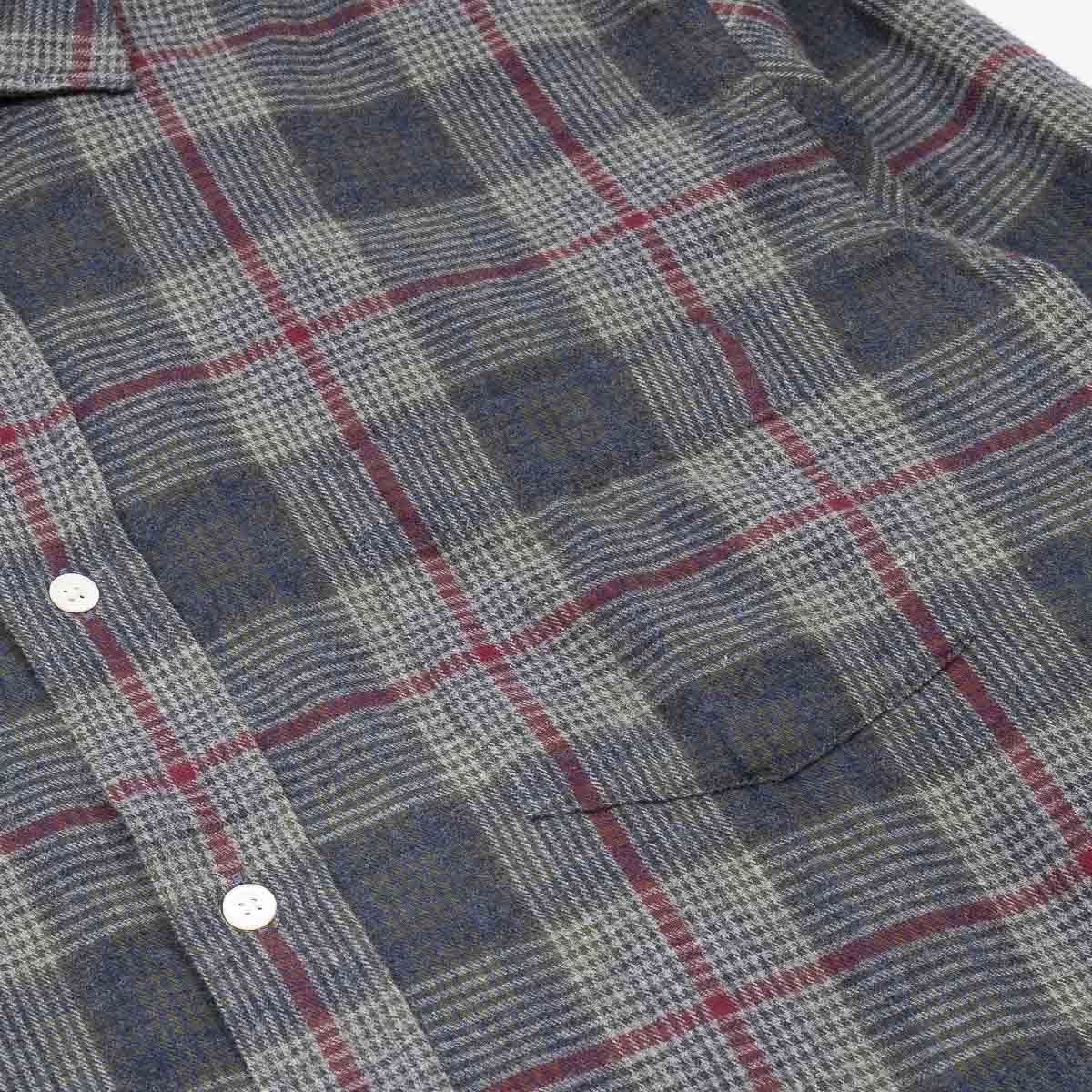 Paul Shirt 11020 - Green & Wine & Blue #02