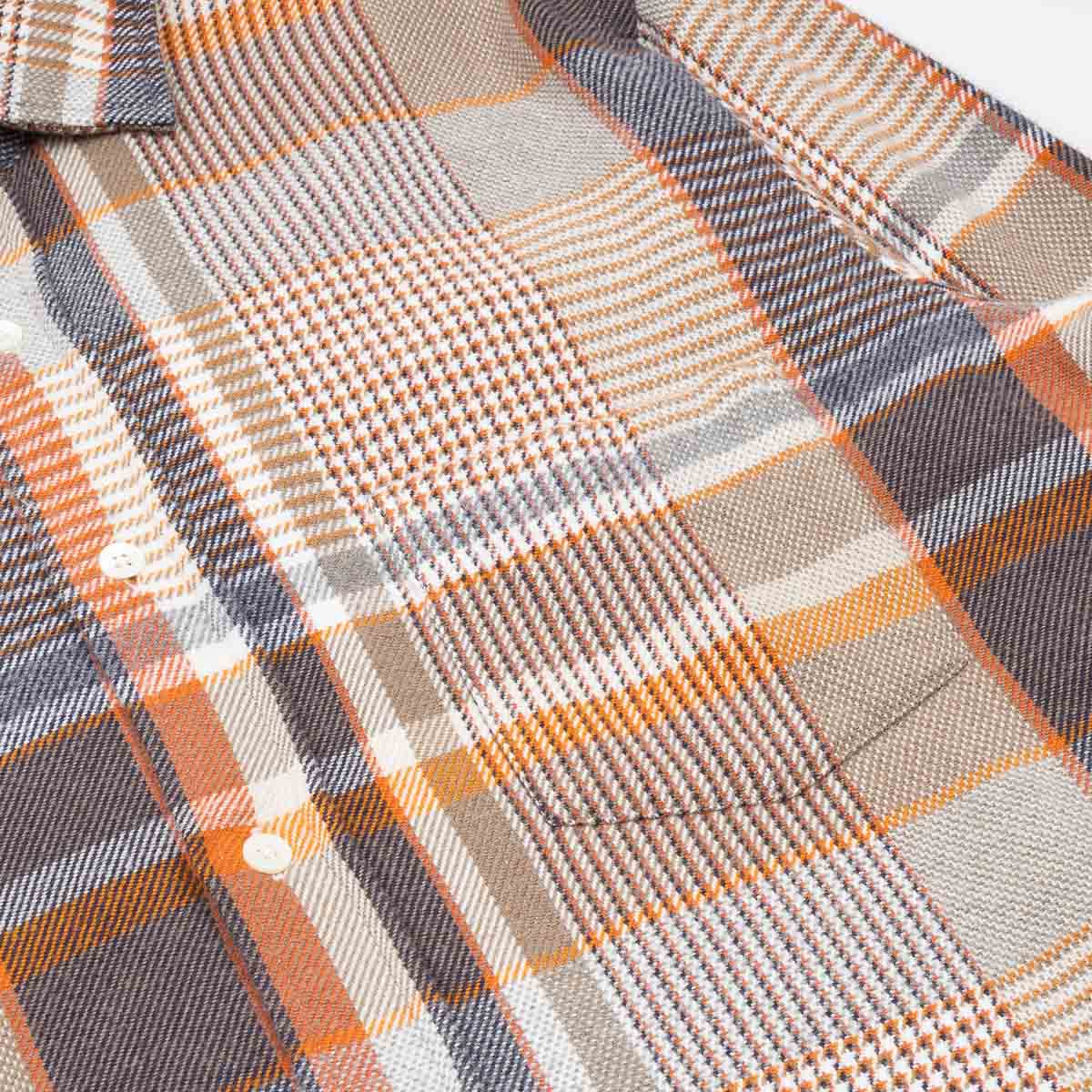 Paul Shirt 11023 - Grey & Orange #01
