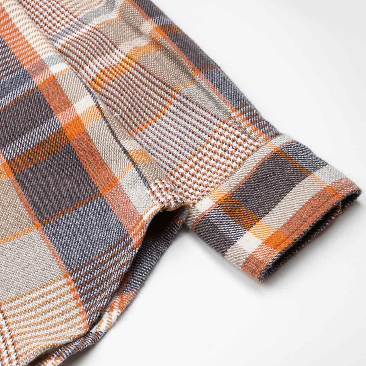 Paul Shirt 11023 - Grey & Orange #01