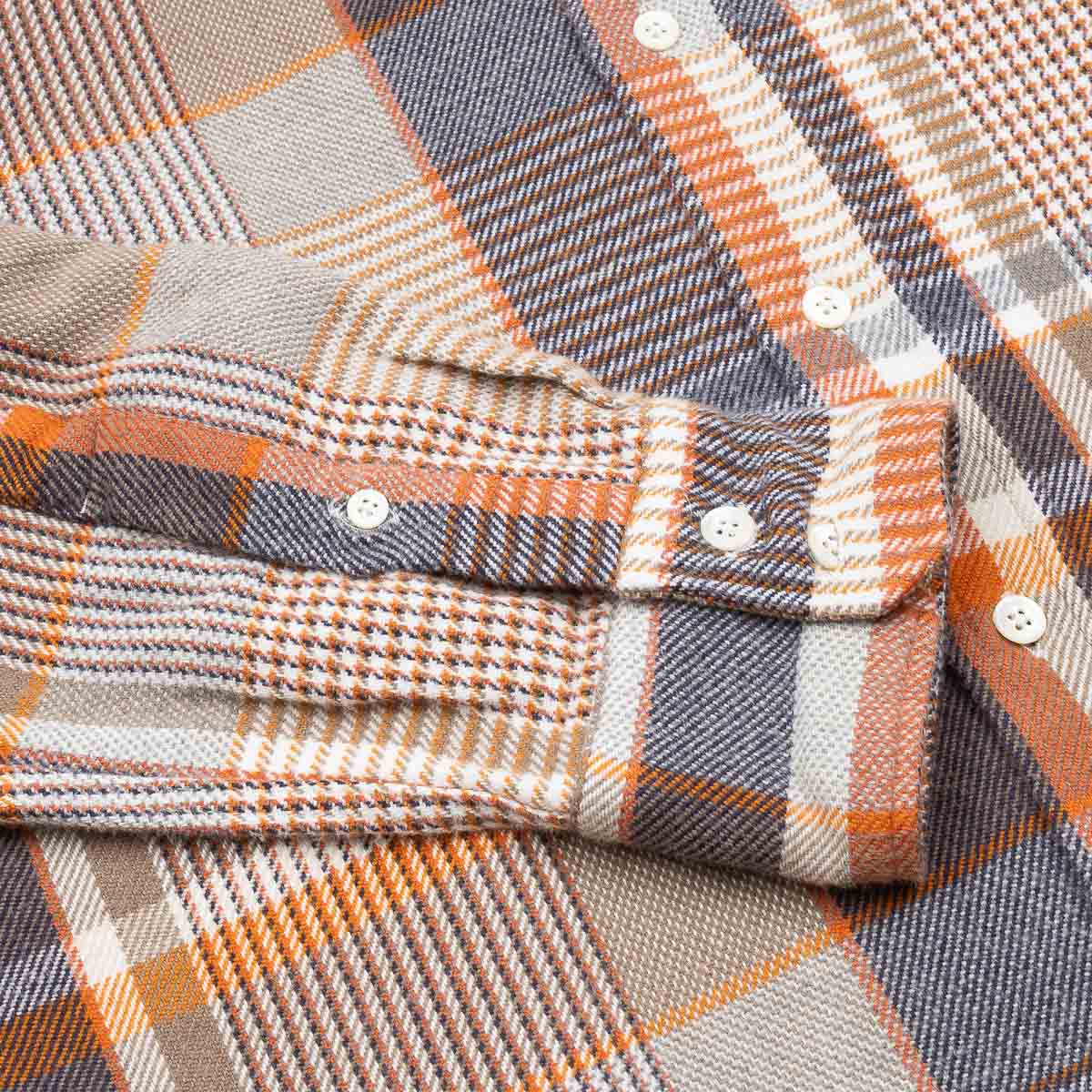 Paul Shirt 11023 - Grey & Orange #01